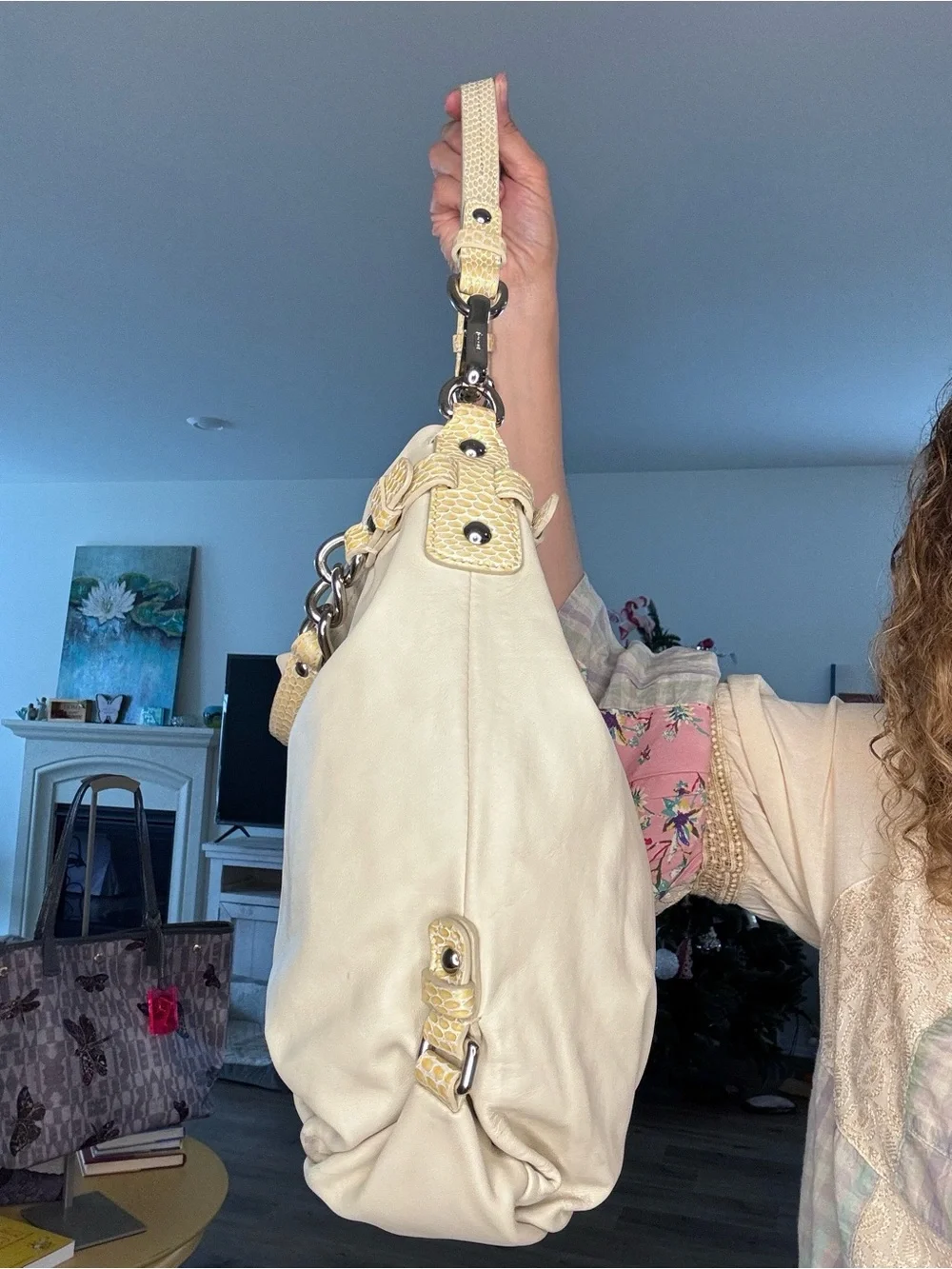 Coach Brooke Snakeskin details